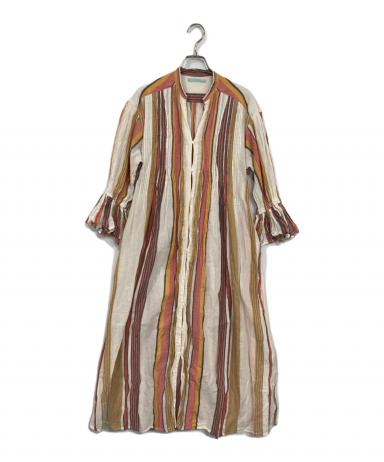 中古・古着通販】ne quittez pas (ヌキテパ) ストライプワンピース