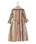 ne quittez pas (ヌキテパ) ストライプワンピース ホワイト×レッド サイズ:表記無し：5000円