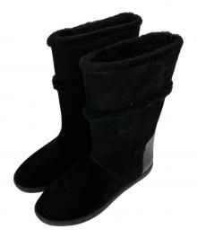 TORY BURCH（トリーバーチ）の古着「ムートンブーツ」｜ブラック