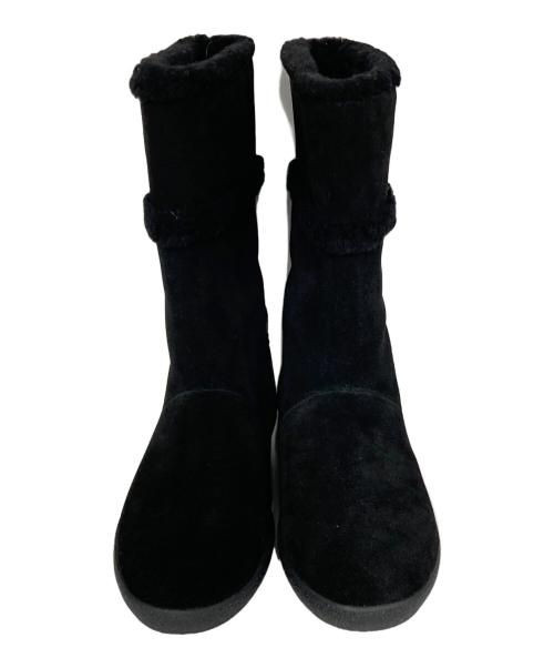 TORY BURCH（トリーバーチ）TORY BURCH (トリーバーチ) ムートンブーツ ブラック サイズ:6の古着・服飾アイテム