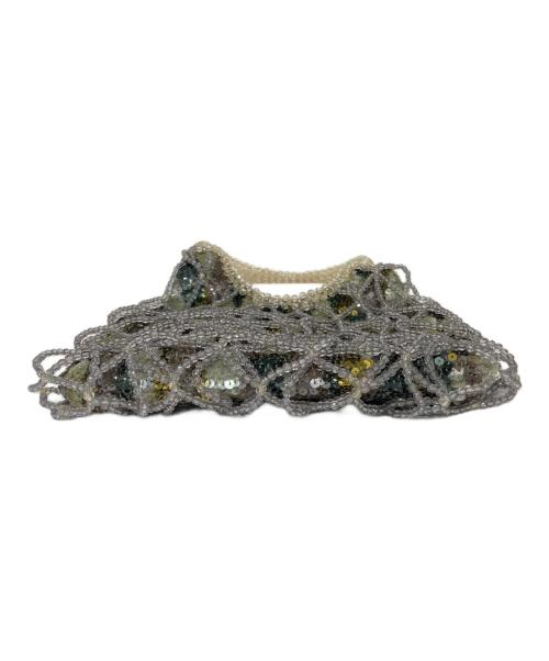 ANTEPRIMA（アンテプリマ）ANTEPRIMA (アンテプリマ) ワイヤービーズハンドバッグ ブルーの古着・服飾アイテム