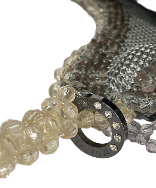 ANTEPRIMA（アンテプリマ）ANTEPRIMA (アンテプリマ) ワイヤービーズハンドバッグ ブルーの古着・服飾アイテム