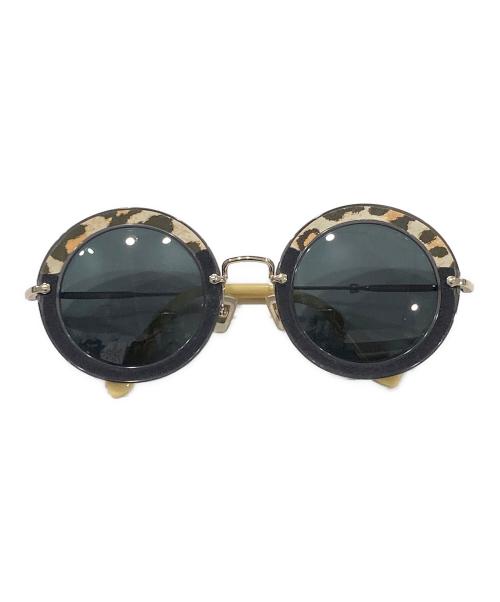 MIU MIU（ミュウミュウ）MIU MIU (ミュウミュウ) サングラス ブラック サイズ:49□28 140の古着・服飾アイテム