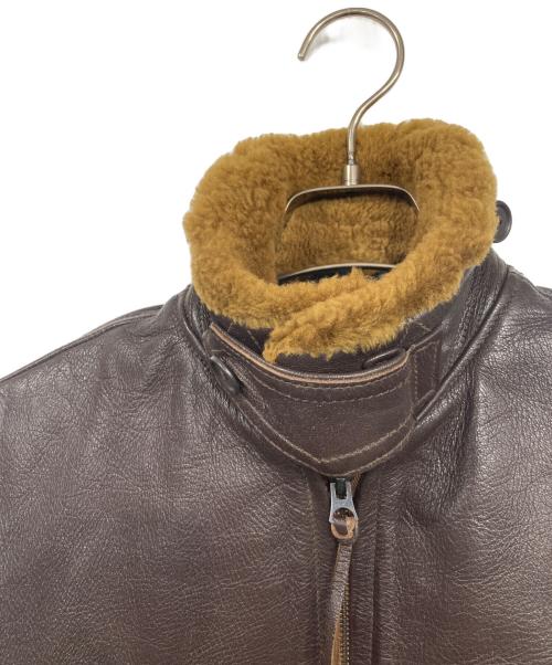 THE REAL McCOY'S（ザ・リアルマッコイズ）THE REAL McCOY'S (ザ・リアルマッコイズ) G1フライトジャケット ブラウン サイズ:36の古着・服飾アイテム