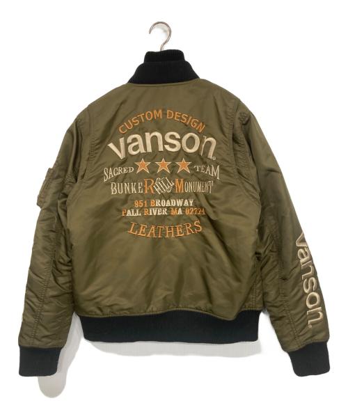 VANSON（バンソン）VANSON (バンソン) 着脱式ネックウォーマーバイクウェア カーキ サイズ:Lの古着・服飾アイテム