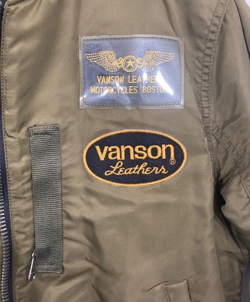 VANSON（バンソン）VANSON (バンソン) 着脱式ネックウォーマーバイクウェア カーキ サイズ:Lの古着・服飾アイテム
