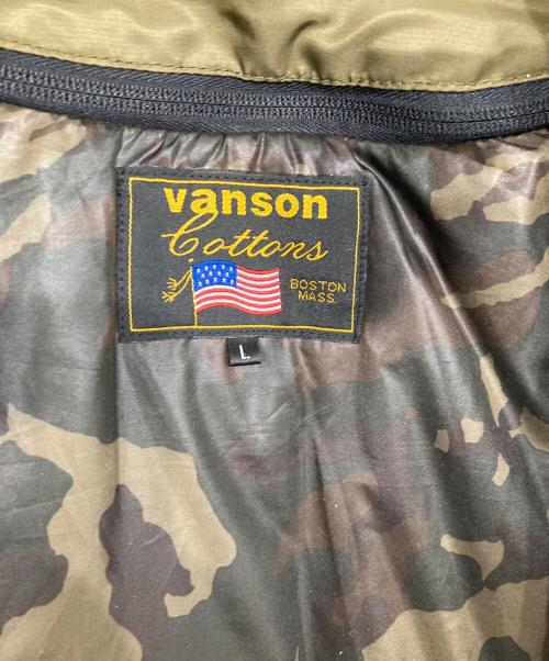 VANSON（バンソン）VANSON (バンソン) 着脱式ネックウォーマーバイクウェア カーキ サイズ:Lの古着・服飾アイテム