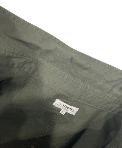 KADOYA（カドヤ）KADOYA (カドヤ) MOTO WORK SHIRT カーキ サイズ:4Lの古着・服飾アイテム