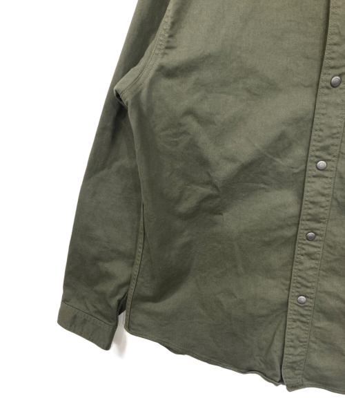 KADOYA（カドヤ）KADOYA (カドヤ) MOTO WORK SHIRT カーキ サイズ:4Lの古着・服飾アイテム