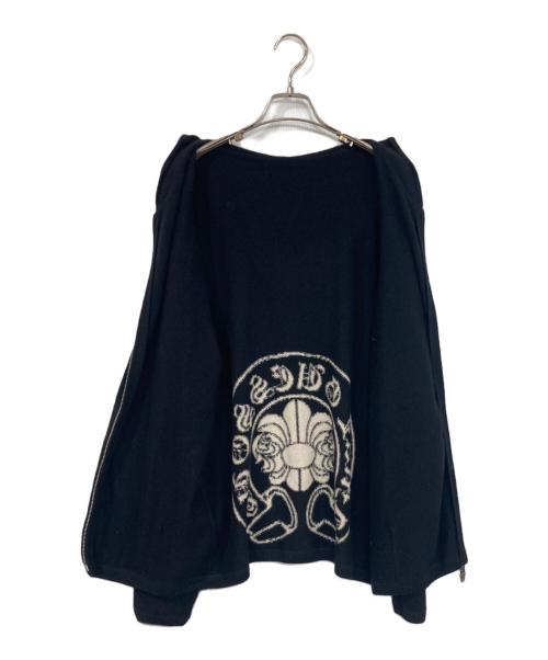 Amal Guessous（アマルゲソウス）Amal Guessous (アマルゲソウス) カシミヤニットジップパーカー ブラック サイズ:MEDの古着・服飾アイテム