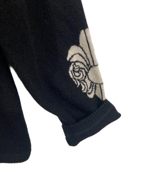 Amal Guessous（アマルゲソウス）Amal Guessous (アマルゲソウス) カシミヤニットジップパーカー ブラック サイズ:MEDの古着・服飾アイテム