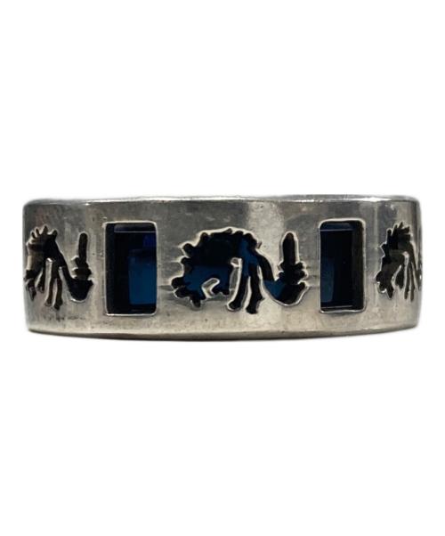 WOLFMAN B.R.S（ウルフマンＢＲＳ）WOLFMAN B.R.S (ウルフマンＢＲＳ) ホワイトファングウルフリング シルバー サイズ:表記無しの古着・服飾アイテム