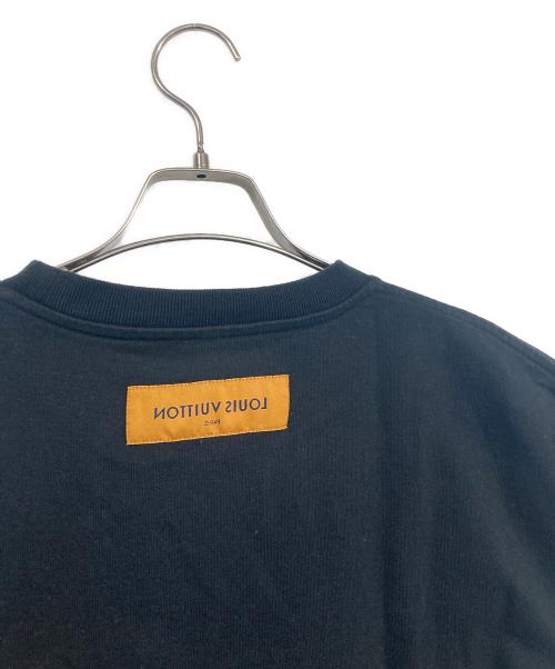 LOUIS VUITTON（ルイ ヴィトン）LOUIS VUITTON (ルイ ヴィトン) LVスプレッドエンブロイダリーTシャツ ブラック サイズ:Mの古着・服飾アイテム