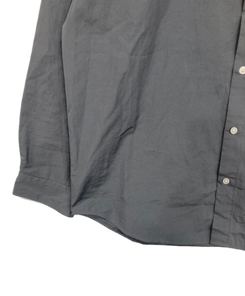 EDIFICE（エディフィス）EDIFICE (エディフィス) THOMAS MASON (トーマスメイソン) オーバーサイズ レギュラーカラーシャツ グレー サイズ:Mの古着・服飾アイテム