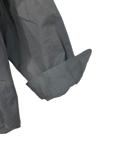 EDIFICE（エディフィス）EDIFICE (エディフィス) THOMAS MASON (トーマスメイソン) オーバーサイズ レギュラーカラーシャツ グレー サイズ:Mの古着・服飾アイテム