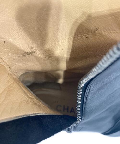 CHANEL（シャネル）CHANEL (シャネル) サイドジップショートブーツ ブラック サイズ:36の古着・服飾アイテム