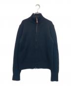 POLO RALPH LAURENポロ・ラルフローレン）の古着「ラムウールドライバーズニット」｜ブラック