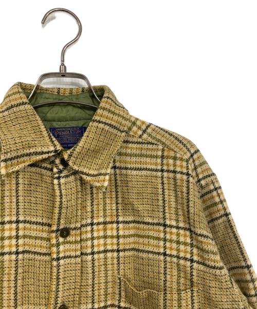 PENDLETON（ペンドルトン）PENDLETON (ペンドルトン) 70’sウールシャツ イエロー サイズ:Mの古着・服飾アイテム