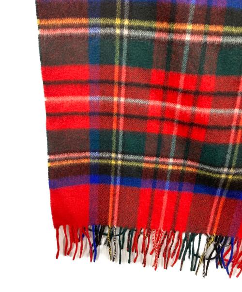 JOHNSTONS OF ELGIN（ジョンストンズオブエルガン）JOHNSTONS OF ELGIN (ジョンストンズオブエルガン) カシミヤマフラー レッドの古着・服飾アイテム
