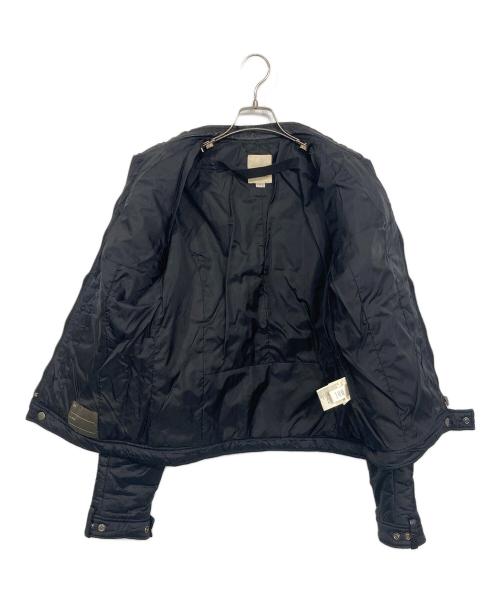 DIESEL（ディーゼル）DIESEL (ディーゼル) ナイロン中綿ジャケット ブラック サイズ:Lの古着・服飾アイテム