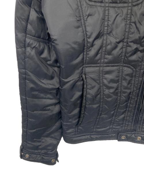 DIESEL（ディーゼル）DIESEL (ディーゼル) ナイロン中綿ジャケット ブラック サイズ:Lの古着・服飾アイテム