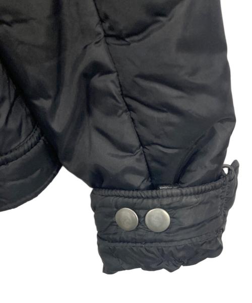 DIESEL（ディーゼル）DIESEL (ディーゼル) ナイロン中綿ジャケット ブラック サイズ:Lの古着・服飾アイテム