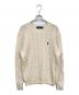 POLO RALPH LAUREN（ポロ・ラルフローレン）の古着「カシミヤブレンドケーブルニット」｜ホワイト
