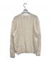 POLO RALPH LAUREN (ポロ・ラルフローレン) カシミヤブレンドケーブルニット ホワイト サイズ:M：8000円