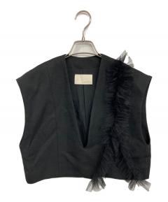 中古・古着通販】ritto (リット) ROOP FUR VEST ブラック サイズ:FREE