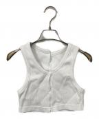 Christina Seewald×BIOTOPクリスティーナ ゼーヴァルト×ビオトープ）の古着「タンクトップ」｜ホワイト