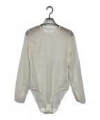 e×BIOTOPイー×ビオトープ）の古着「Sheer Body Suit Tops」｜アイボリー