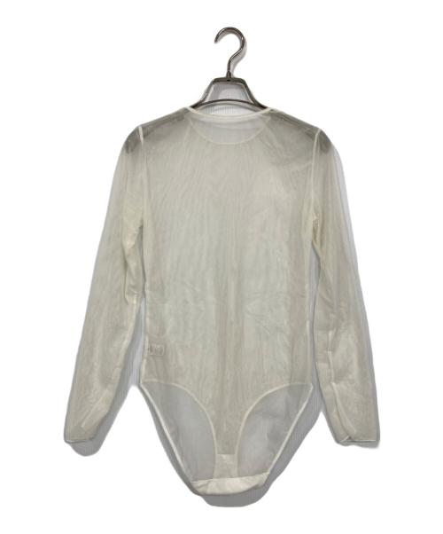 e（イー）e (イー) BIOTOP (ビオトープ) Sheer Body Suit Tops アイボリー サイズ:1の古着・服飾アイテム