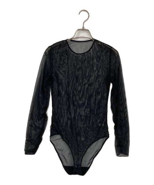 e（イー）e (イー) BIOTOP (ビオトープ) Sheer Body Suit Tops ブラック サイズ:1の古着・服飾アイテム