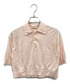 AURALEEオーラリー）の古着「シルクニットポロシャツ」｜ピンク