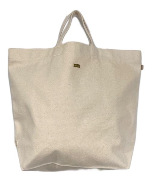 JJJJound（ジョウンド）JJJJound (ジョウンド) キャンバストートバッグ ベージュの古着・服飾アイテム