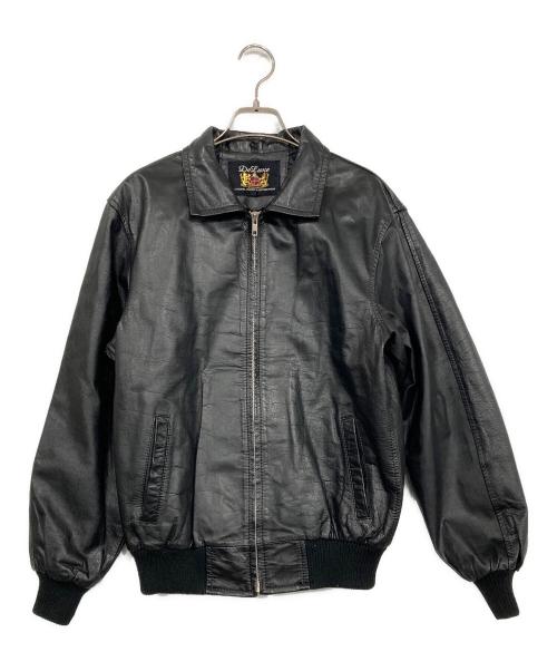 DELUXE（デラックス）DELUXE (デラックス) レザージャケット ブラック サイズ:記載無しの古着・服飾アイテム
