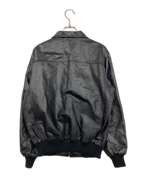 DELUXE（デラックス）DELUXE (デラックス) レザージャケット ブラック サイズ:記載無しの古着・服飾アイテム