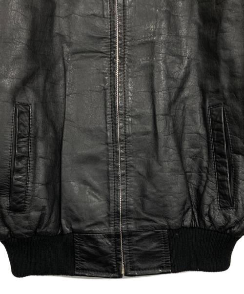 DELUXE（デラックス）DELUXE (デラックス) レザージャケット ブラック サイズ:記載無しの古着・服飾アイテム