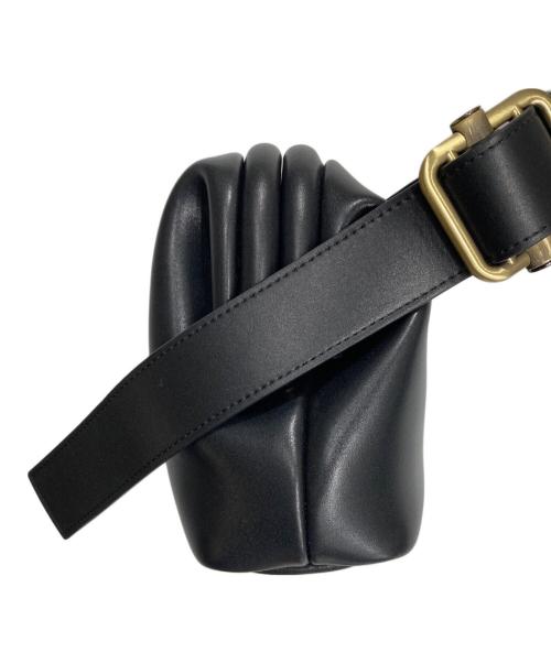 osoi（オソイ）osoi (オソイ) ガマ口ショルダーバッグ ブラックの古着・服飾アイテム