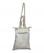 MM6 Maison Margielaエムエムシックスメゾンマルジェラ）の古着「インサイドアウトロゴバッグ」｜ホワイト