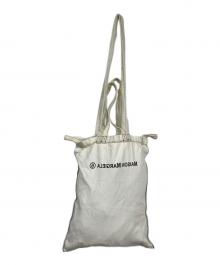 MM6 Maison Margiela（エムエムシックスメゾンマルジェラ）の古着「インサイドアウトロゴバッグ」｜ホワイト
