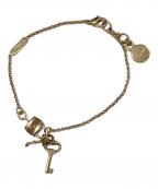Chloeクロエ）の古着「鍵モチーフブレスレット」｜ゴールド
