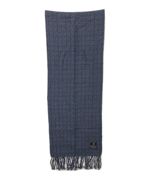 MCM（エムシーエム）MCM (エムシーエム) カシミヤシルクマフラー ブルーの古着・服飾アイテム