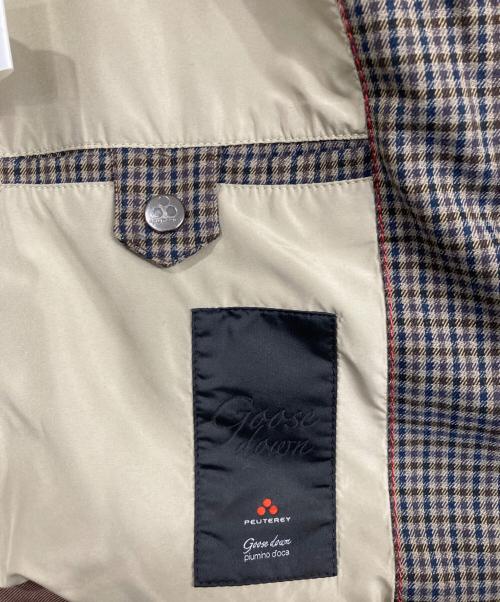 PEUTEREY（ピューテリー）PEUTEREY (ピューテリー) ダウンジャケット ブラウン サイズ:50の古着・服飾アイテム