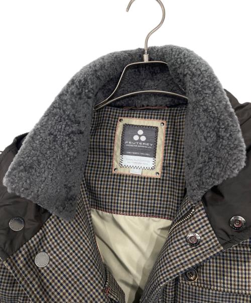 PEUTEREY（ピューテリー）PEUTEREY (ピューテリー) ダウンジャケット ブラウン サイズ:50の古着・服飾アイテム