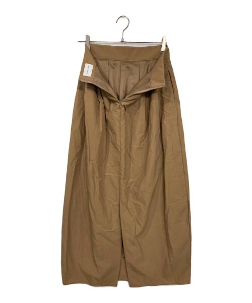 UNITED ARROWS（ユナイテッドアローズ）UNITED ARROWS (ユナイテッドアローズ) サテン ウエスト ロングスカート ブラウン サイズ:38 未使用品の古着・服飾アイテム