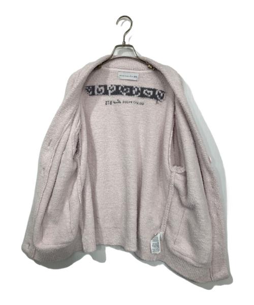 gelato pique（ジェラートピケ）gelato pique (ジェラートピケ) BTS (ビーティーエス) コラボカーディガン ピンク サイズ:SMの古着・服飾アイテム