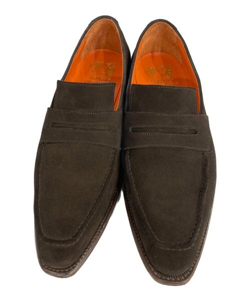 Perfetto（ペルフェット）perfetto (ペルフェット) スエードローファー ブラウン サイズ:7 1/2の古着・服飾アイテム