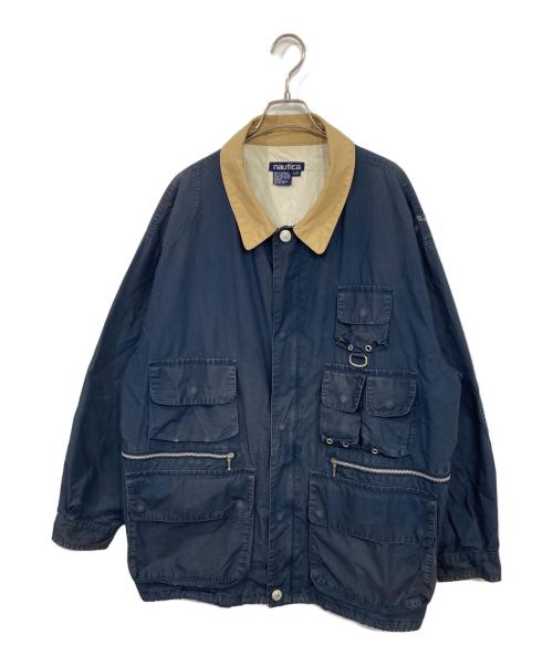 NAUTICA（ノーティカ）NAUTICA (ノーティカ) ハンティングジャケット ネイビー サイズ:Lの古着・服飾アイテム