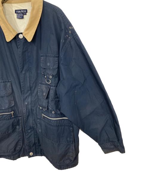 NAUTICA（ノーティカ）NAUTICA (ノーティカ) ハンティングジャケット ネイビー サイズ:Lの古着・服飾アイテム